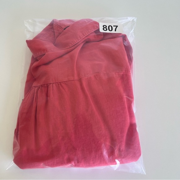 Young, Fabulous and Broke Linen Blend Tourist Top - Picture 12 of 12